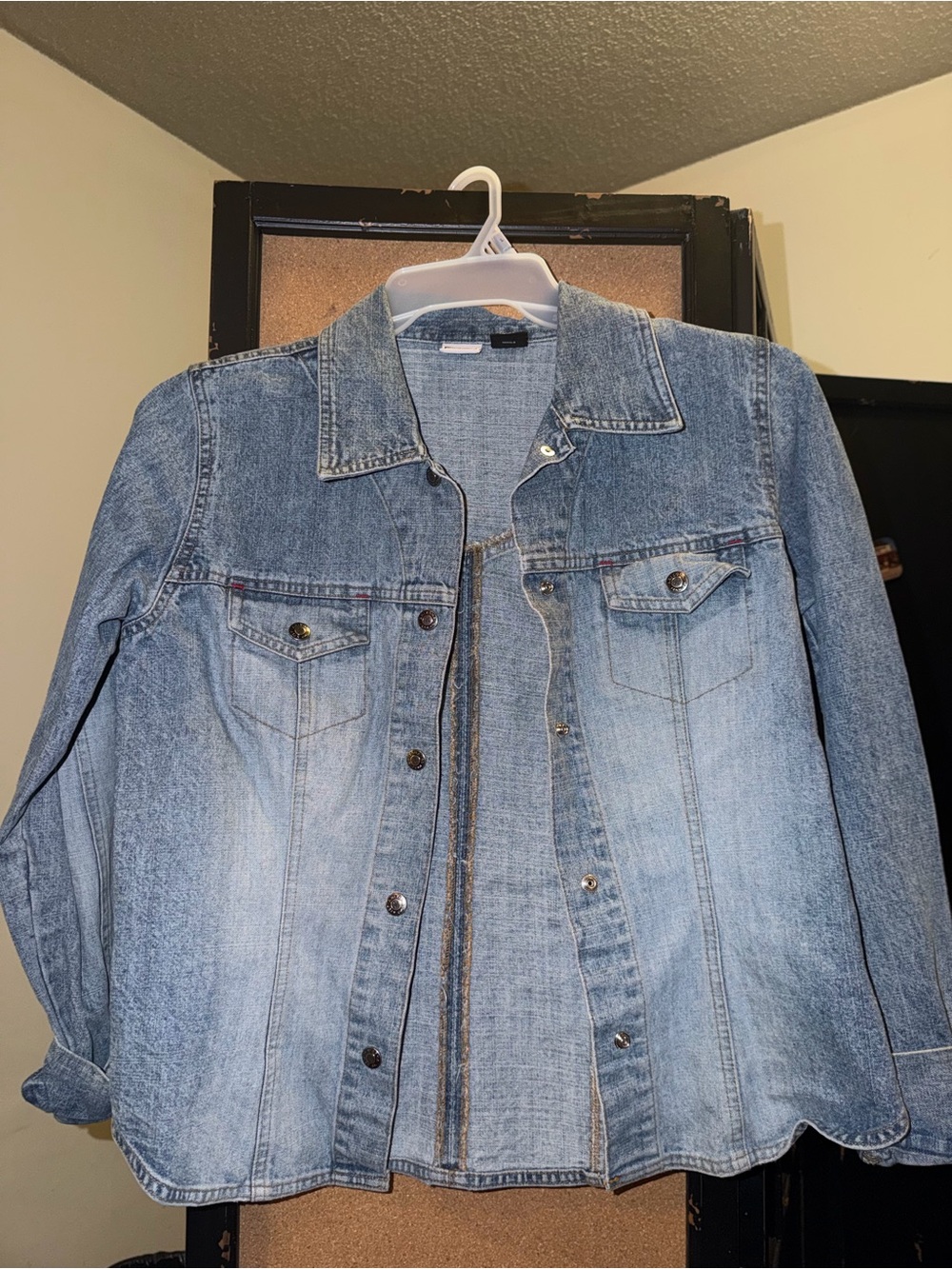 Arizona Jean Company Light Wash Denim Jacket - Blue